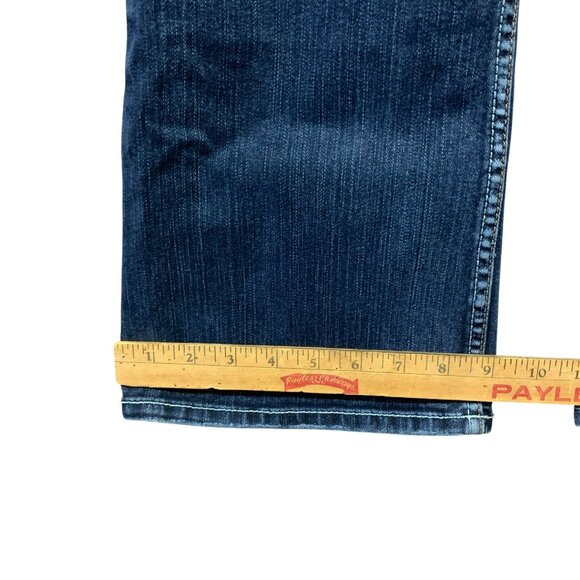 Silver Jeans Womens 30X31 Dark Wash Bootcut Denim Mid Rise Stretch Blue Jeans - Picture 14 of 15